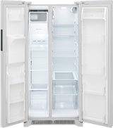 Frigidaire 22.3 Cu. Ft. 33" Standard Depth Side by Side Refrigerator - (FRSS2323AW) - FRIGIDAIRE