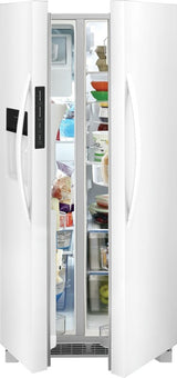 Frigidaire 22.3 Cu. Ft. 33" Standard Depth Side by Side Refrigerator - (FRSS2323AW) - FRIGIDAIRE