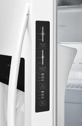 Frigidaire 22.3 Cu. Ft. 33" Standard Depth Side by Side Refrigerator - (FRSS2323AW) - FRIGIDAIRE