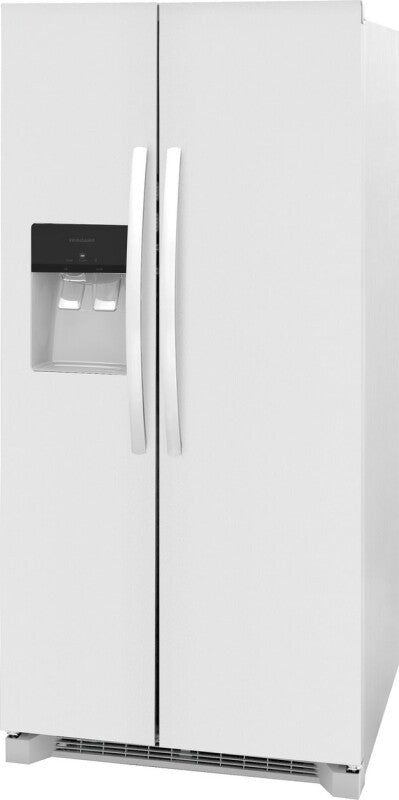 Frigidaire 22.3 Cu. Ft. 33" Standard Depth Side by Side Refrigerator - (FRSS2323AW) - FRIGIDAIRE