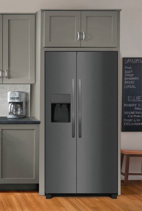 Frigidaire 25.6 Cu. Ft. 36" Standard Depth Side by Side Refrigerator - (FRSS2623AB) - FRIGIDAIRE