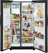 Frigidaire 25.6 Cu. Ft. 36" Standard Depth Side by Side Refrigerator - (FRSS2623AB) - FRIGIDAIRE