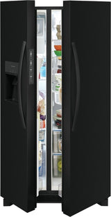 Frigidaire 25.6 Cu. Ft. 36" Standard Depth Side by Side Refrigerator - (FRSS2623AB) - FRIGIDAIRE