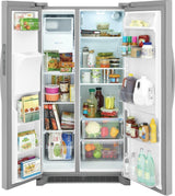 Frigidaire 25.6 Cu. Ft. 36" Standard Depth Side by Side Refrigerator - (FRSS2623AS) - FRIGIDAIRE