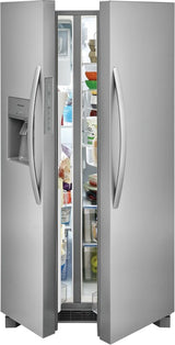 Frigidaire 25.6 Cu. Ft. 36" Standard Depth Side by Side Refrigerator - (FRSS2623AS) - FRIGIDAIRE