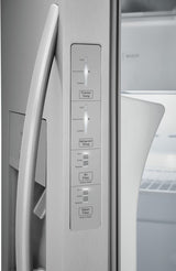 Frigidaire 25.6 Cu. Ft. 36" Standard Depth Side by Side Refrigerator - (FRSS2623AS) - FRIGIDAIRE