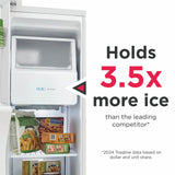 Frigidaire 25.6 Cu. Ft. 36" Standard Depth Side by Side Refrigerator - (FRSS2623AW) - FRIGIDAIRE