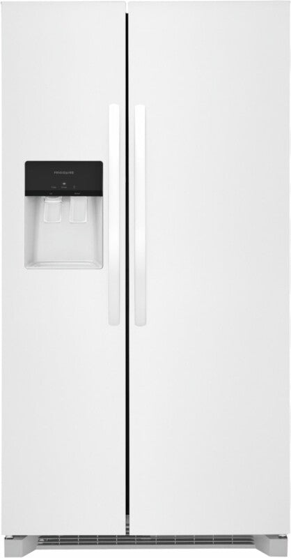 Frigidaire 25.6 Cu. Ft. 36" Standard Depth Side by Side Refrigerator - (FRSS2623AW) - FRIGIDAIRE
