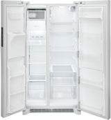 Frigidaire 25.6 Cu. Ft. 36" Standard Depth Side by Side Refrigerator - (FRSS2623AW) - FRIGIDAIRE