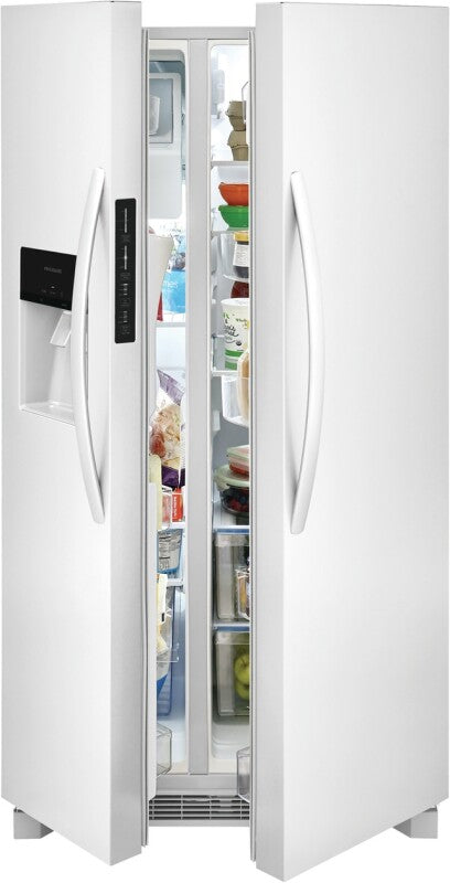Frigidaire 25.6 Cu. Ft. 36" Standard Depth Side by Side Refrigerator - (FRSS2623AW) - FRIGIDAIRE