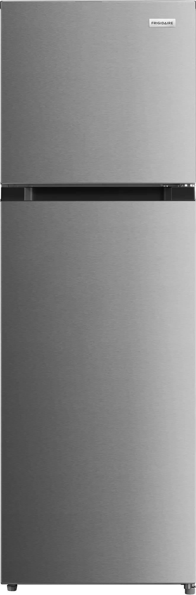 Frigidaire FRTE1026AV apartment-size top freezer refrigerator, stainless look