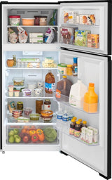 FRTE1622AB- Frigidaire 28 Inch Top Freezer Refrigerator with 16 cu. ft. Capacity, 2 Glass Shelves, Crisper Drawer, Gallon Door Bins - (FRTE1622AB)
