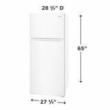 FRTE1622AW - Frigidaire 16 Cu. Ft. Garage Ready Top Freezer Refrigerator White - (FRTE1622AW)