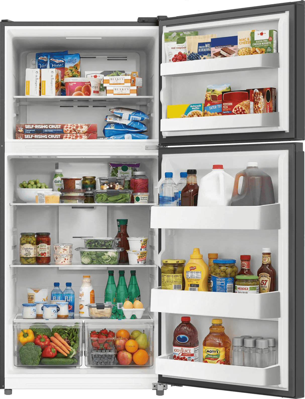 Frigidaire FRTE1814AB – doors open, loaded