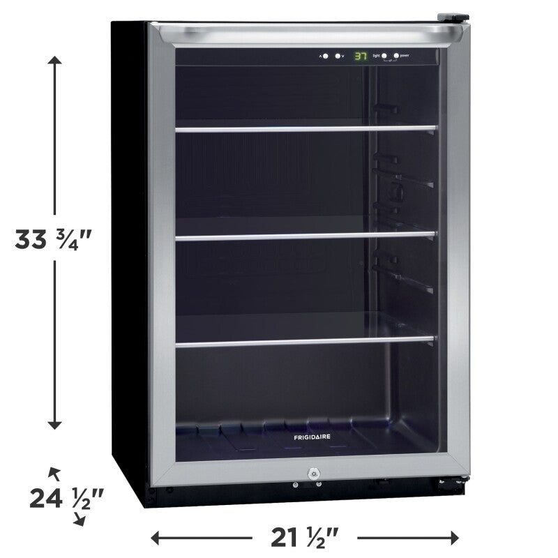 Frigidaire 138 12 oz. Can Capacity Beverage Center - (FRYB4623AS) - FRIGIDAIRE