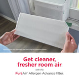 Frigidaire 6,000 BTU Window Air Conditioner FHWC064TE1 (10-Pack) - advanced filtration feature graphic | Varouj Appliances