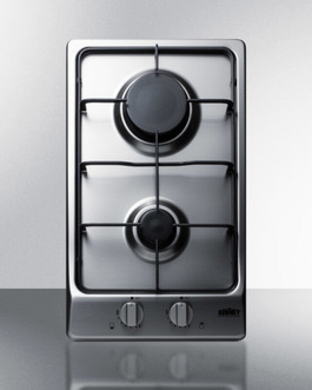 12" Wide 2-burner Gas Cooktop - (GC22SS)