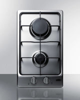 12" Wide 2-burner Gas Cooktop - (GC22SS)