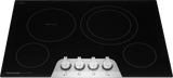 Frigidaire Gallery 30" Electric Cooktop with 4 Radiant Elements, SpaceWise Expandable &amp; EvenTemp, Stainless Steel
