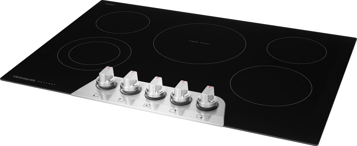 Frigidaire Gallery 30" Electric Cooktop with 5 Radiant Elements &amp; EvenTemp, Stainless Steel