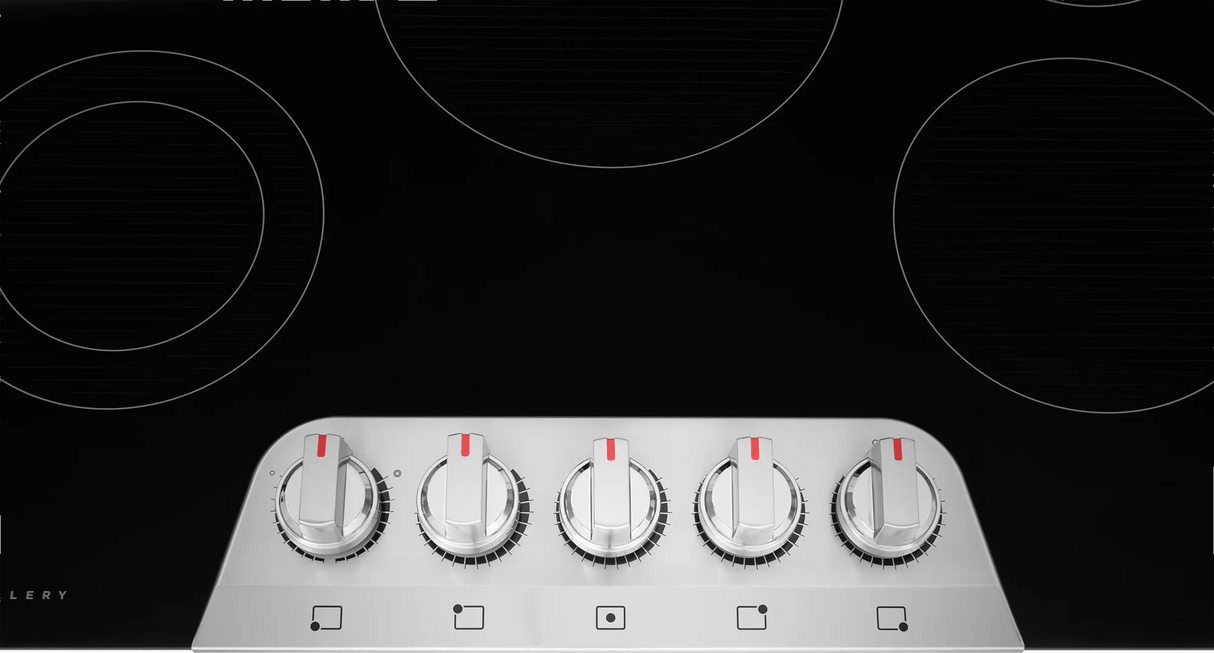Frigidaire Gallery 30" Electric Cooktop with 5 Radiant Elements &amp; EvenTemp, Stainless Steel
