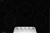 Frigidaire Gallery 30" Electric Cooktop with 5 Radiant Elements &amp; EvenTemp, Stainless Steel