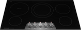 Frigidaire Gallery 36" Electric Cooktop with 5 Radiant Elements &amp; EvenTemp, Black Stainless Steel