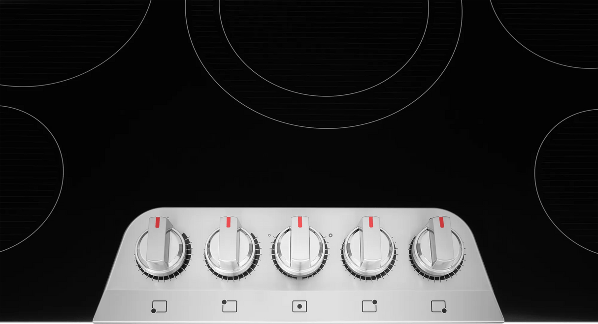 Frigidaire Gallery 36" Electric Cooktop with 5 Radiant Elements, SpaceWise Expandable &amp; EvenTemp, Stainless Steel