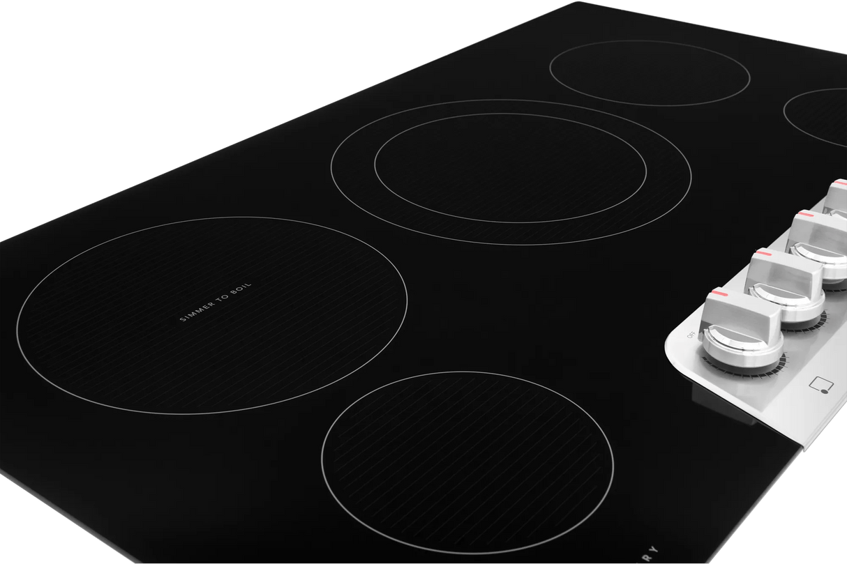 Frigidaire Gallery 36" Electric Cooktop with 5 Radiant Elements, SpaceWise Expandable &amp; EvenTemp, Stainless Steel