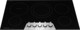Frigidaire Gallery 36" Electric Cooktop with 5 Radiant Elements, SpaceWise Expandable &amp; EvenTemp, Stainless Steel