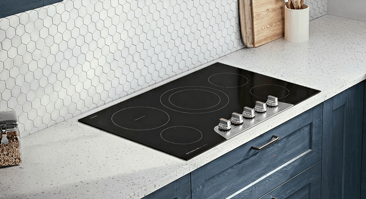 Frigidaire Gallery 36" Electric Cooktop with 5 Radiant Elements, SpaceWise Expandable &amp; EvenTemp, Stainless Steel