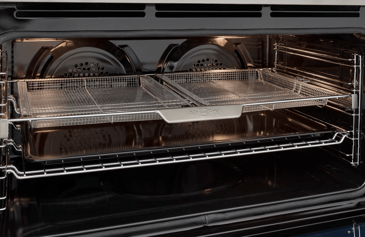 Frigidaire Gallery 36" Slide-In Dual-Fuel Range with Total Convection &amp; Air Fry, 6 Burners, 4.6 Cu. Ft., Smudge-Proof Stainless Steel - GCFD3661AF