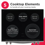 Frigidaire Gallery 30" Front Control Freestanding Electric Range with Total Convection &amp; Air Fry, 5.3 Cu. Ft., Smudge-Proof Stainless Steel - GCFE3059BF