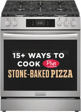 Frigidaire Gallery 30" Front Control Gas Range with Stone-Baked Pizza
