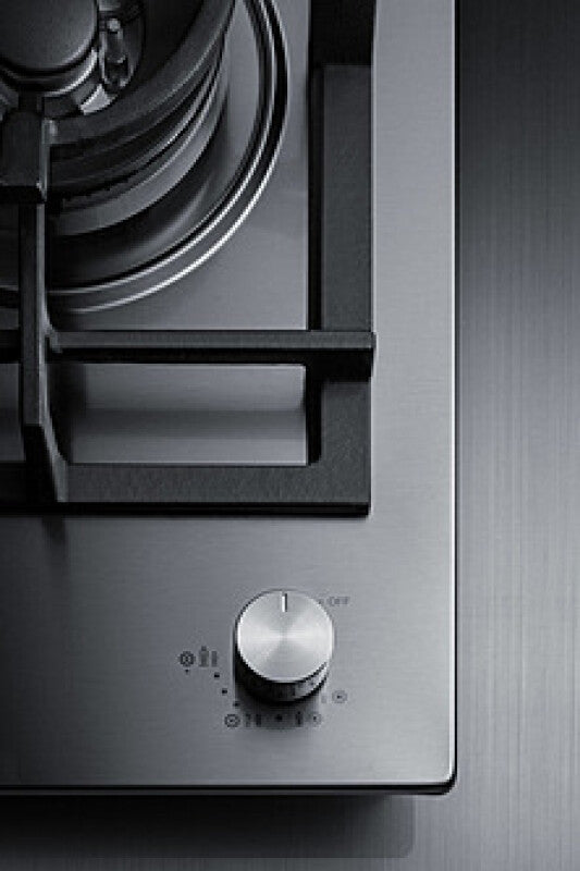 12" Wide 1-burner Gas Cooktop In Stainless Steel - (GCJ1SS) - SUMMIT