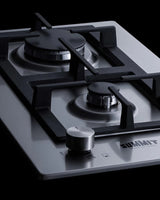 12" Wide 2-burner Gas Cooktop In Stainless Steel - (GCJ2SS) - SUMMIT