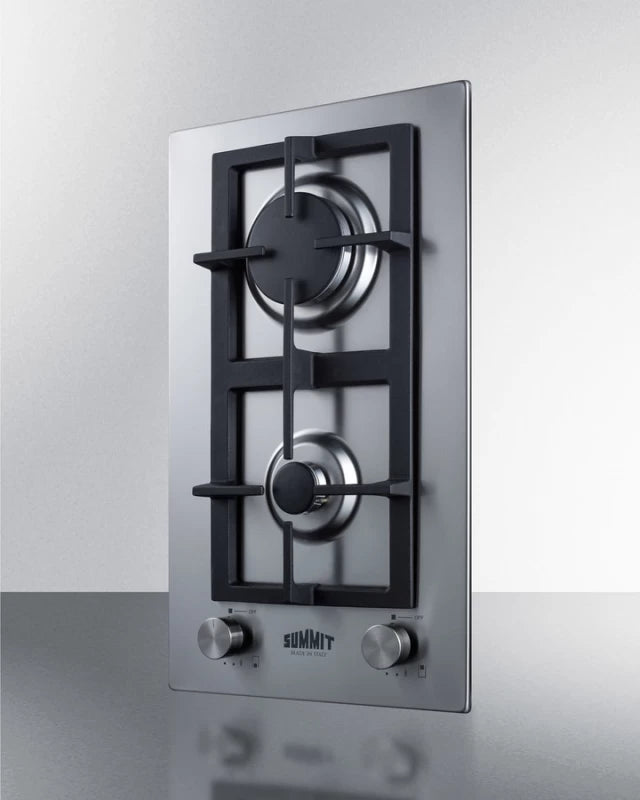 12" Wide 2-burner Propane Gas Cooktop In Stainless Steel - (GCJ2SSLP)