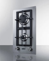 12" Wide 2-burner Propane Gas Cooktop In Stainless Steel - (GCJ2SSLP)