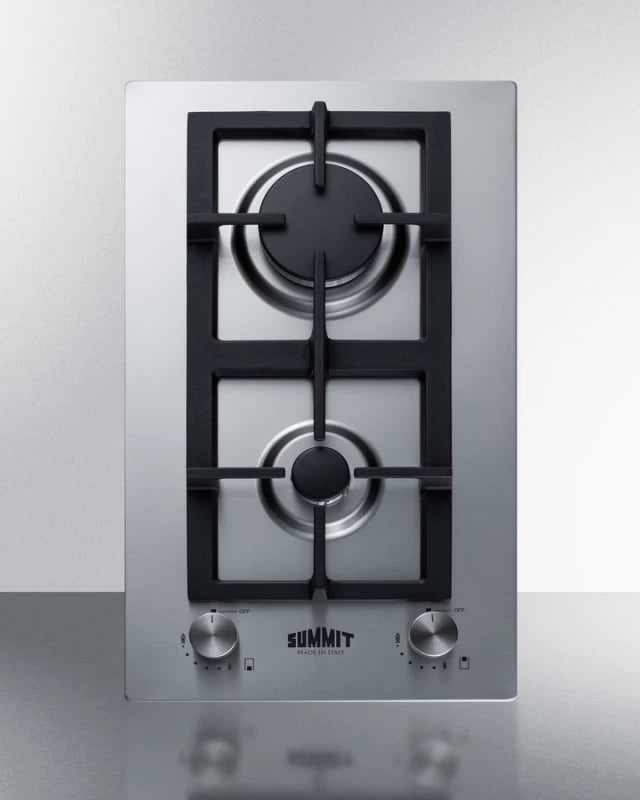 12" Wide 2-burner Propane Gas Cooktop In Stainless Steel - (GCJ2SSLP)
