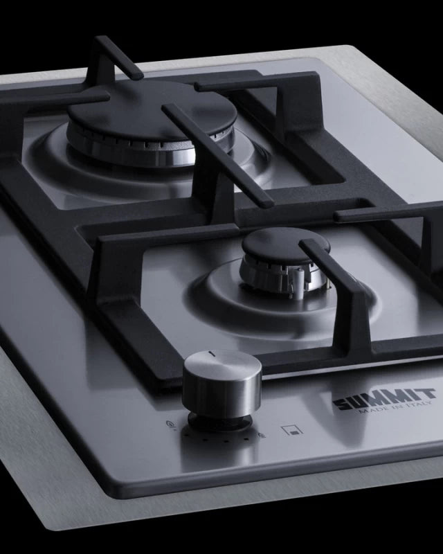 15" Wide 2-burner Gas Cooktop In Stainless Steel - (GCJ2SSTK15)