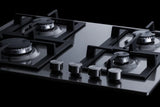 24" Wide 4-burner Propane Gas Cooktop In Stainless Steel - (GCJ4SSLP)