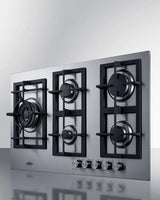 34" Wide 5-burner Gas Cooktop In Stainless Steel - (GCJ536SS)