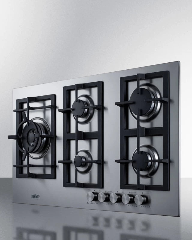 34" Wide 5-burner Propane Gas Cooktop In Stainless Steel - (GCJ536SSLP)