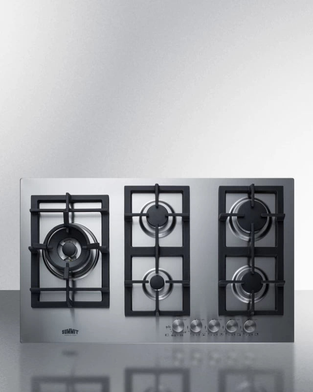34" Wide 5-burner Propane Gas Cooktop In Stainless Steel - (GCJ536SSLP)