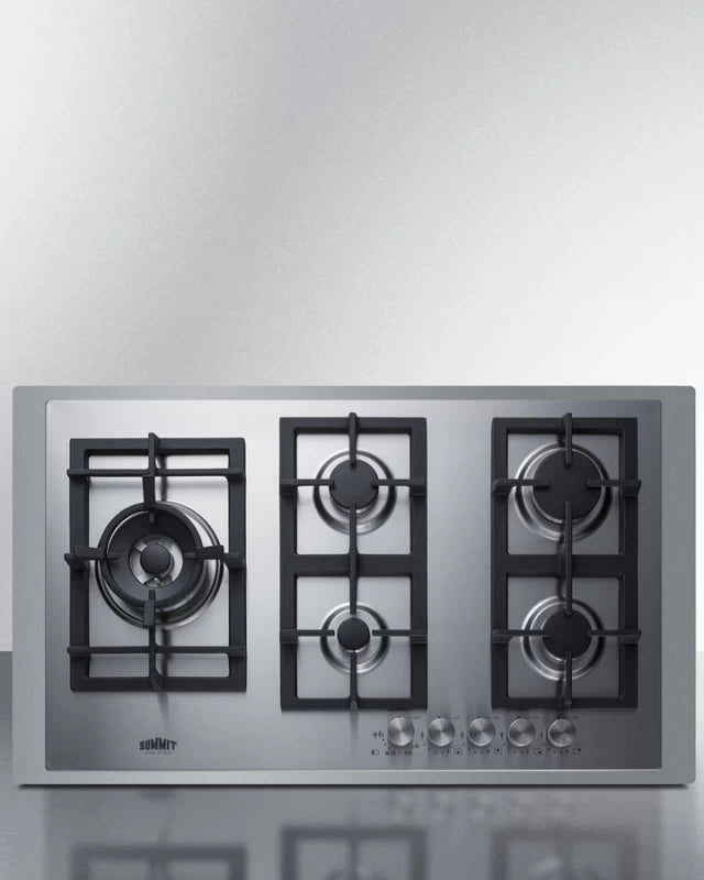 36" Wide 5-burner Propane Gas Cooktop In Stainless Steel - (GCJ536SSLPTK)
