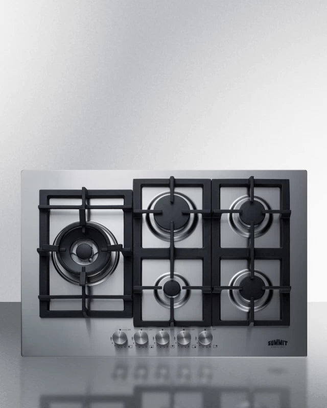 30" Wide 5-burner Propane Gas Cooktop In Stainless Steel - (GCJ5SSLP)