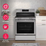 Frigidaire Gallery GCRE3070BF cooktop detail