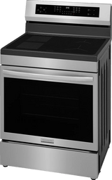 Frigidaire Gallery 30" Freestanding Induction Range with Total Convection &amp; Air Fry, 5.3 Cu. Ft., Smudge-Proof Stainless Steel - GCRI3060BF