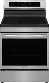 Frigidaire Gallery 30" Freestanding Induction Range with Total Convection &amp; Air Fry, 5.3 Cu. Ft., Smudge-Proof Stainless Steel - GCRI3060BF