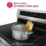 Frigidaire Gallery 30" Freestanding Induction Range with Total Convection &amp; Air Fry, 5.3 Cu. Ft., Smudge-Proof Stainless Steel - GCRI3060BF